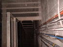 bri hospital service tunnel, bristol, united kingdom (uk).