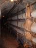 bri hospital service tunnel stalactites, bristol, united kingdom (uk).