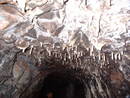 ravens well tunnel roof stalactites, bristol, united kingdom (uk).
