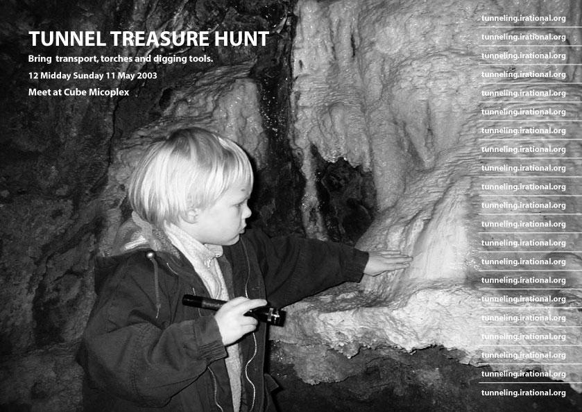 Tunnel Treasure Hunt, The Tunneling Project, Bristol, United Kingdom.