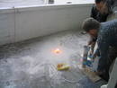 foam inflatable workshop exploding flour07